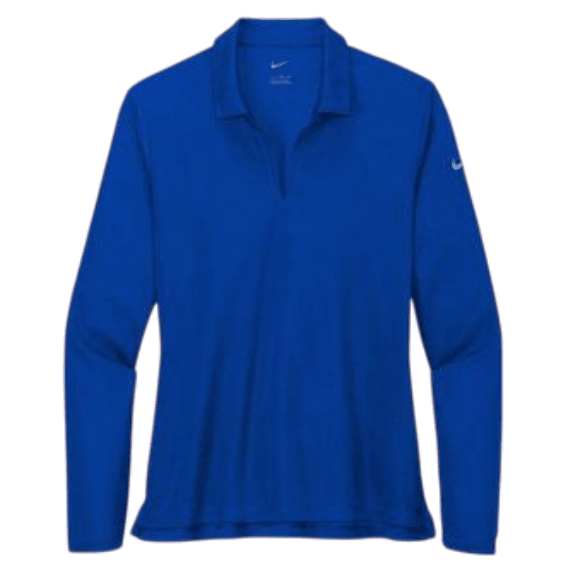 Nike Women's Dri-FIT Micro Pique 2.0 Long Sleeve Polo - Long-Sleeved Polos - SwagWear