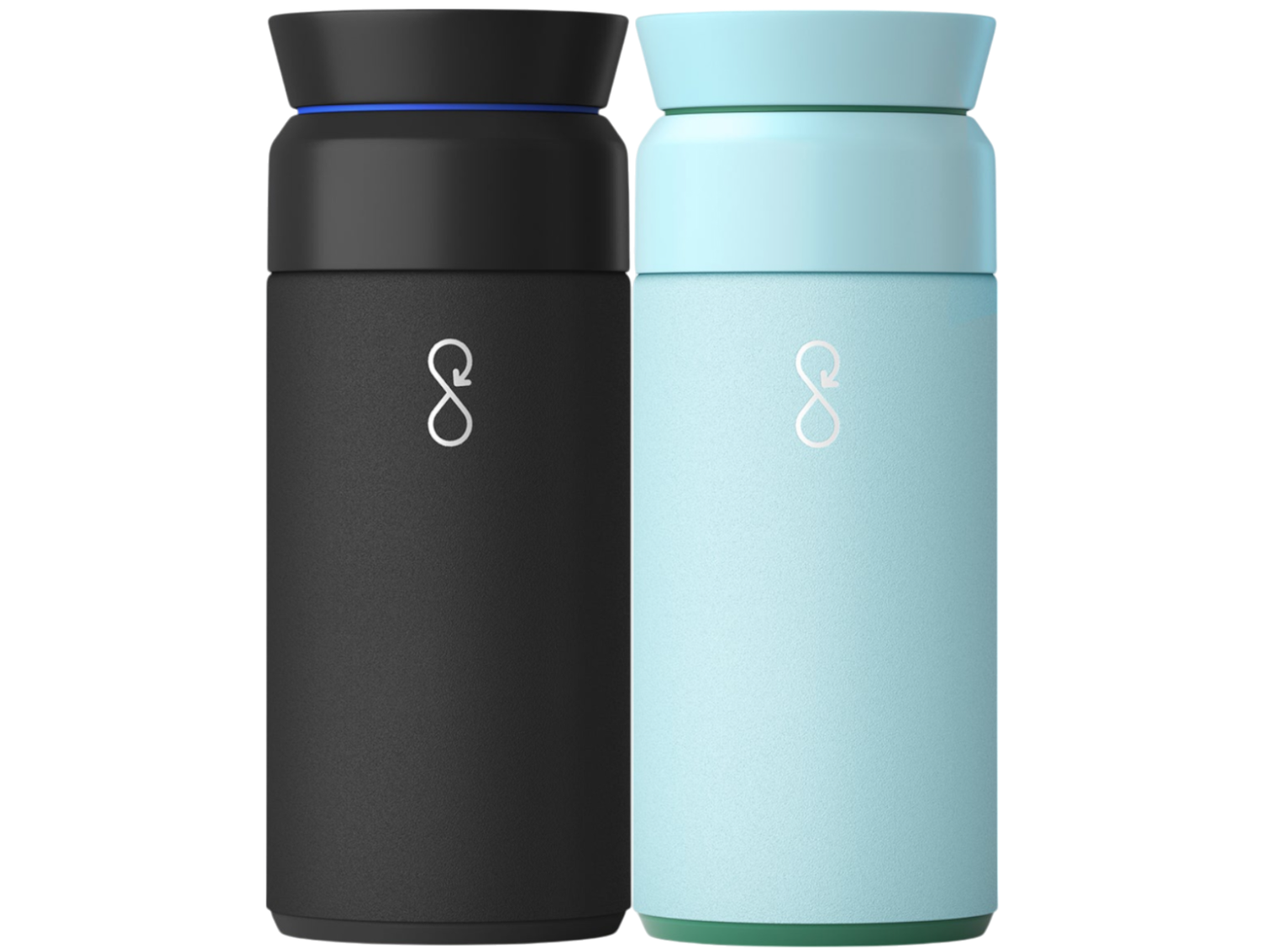 Ocean Bottle Coffee Companions - Obsidian Black / Sky Blue - Drinkware Sets