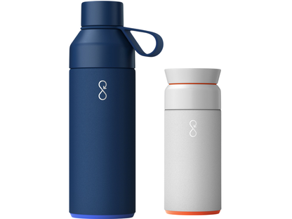 Ocean Bottle Hydrate & Caffeinate - Ocean Blue / Rock Grey - Drinkware Sets