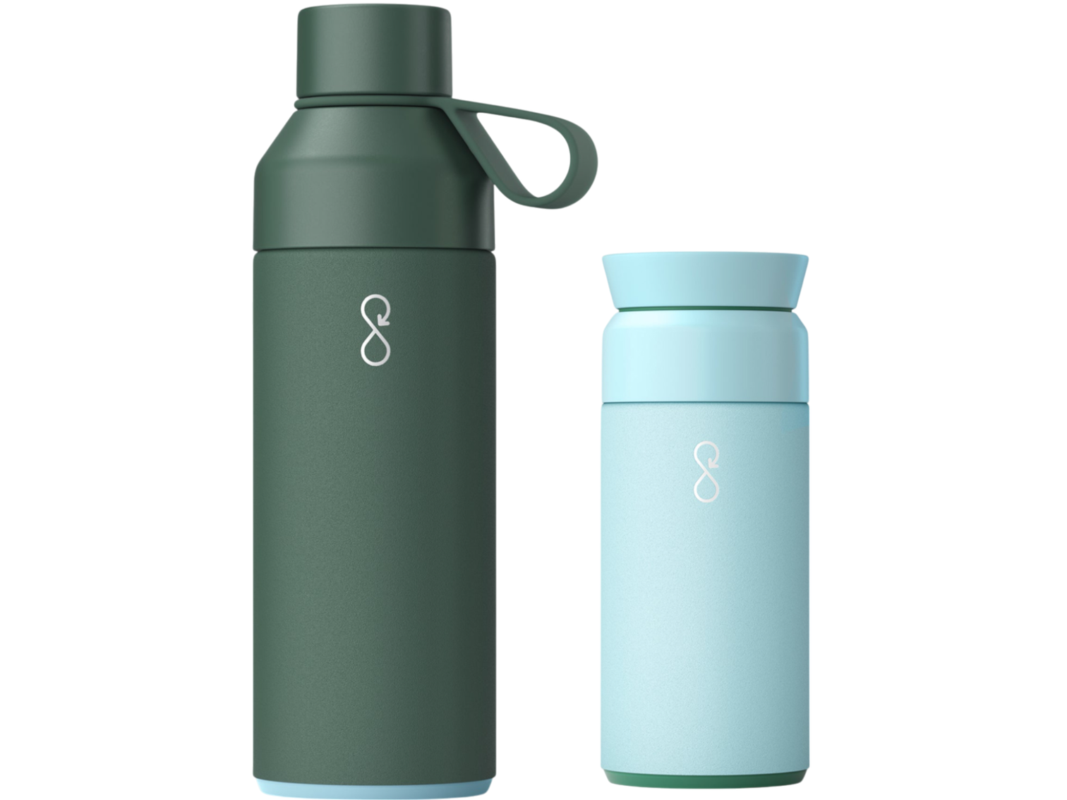 Ocean Bottle Hydrate & Caffeinate - Forest Green / Sku Blue - Drinkware Sets