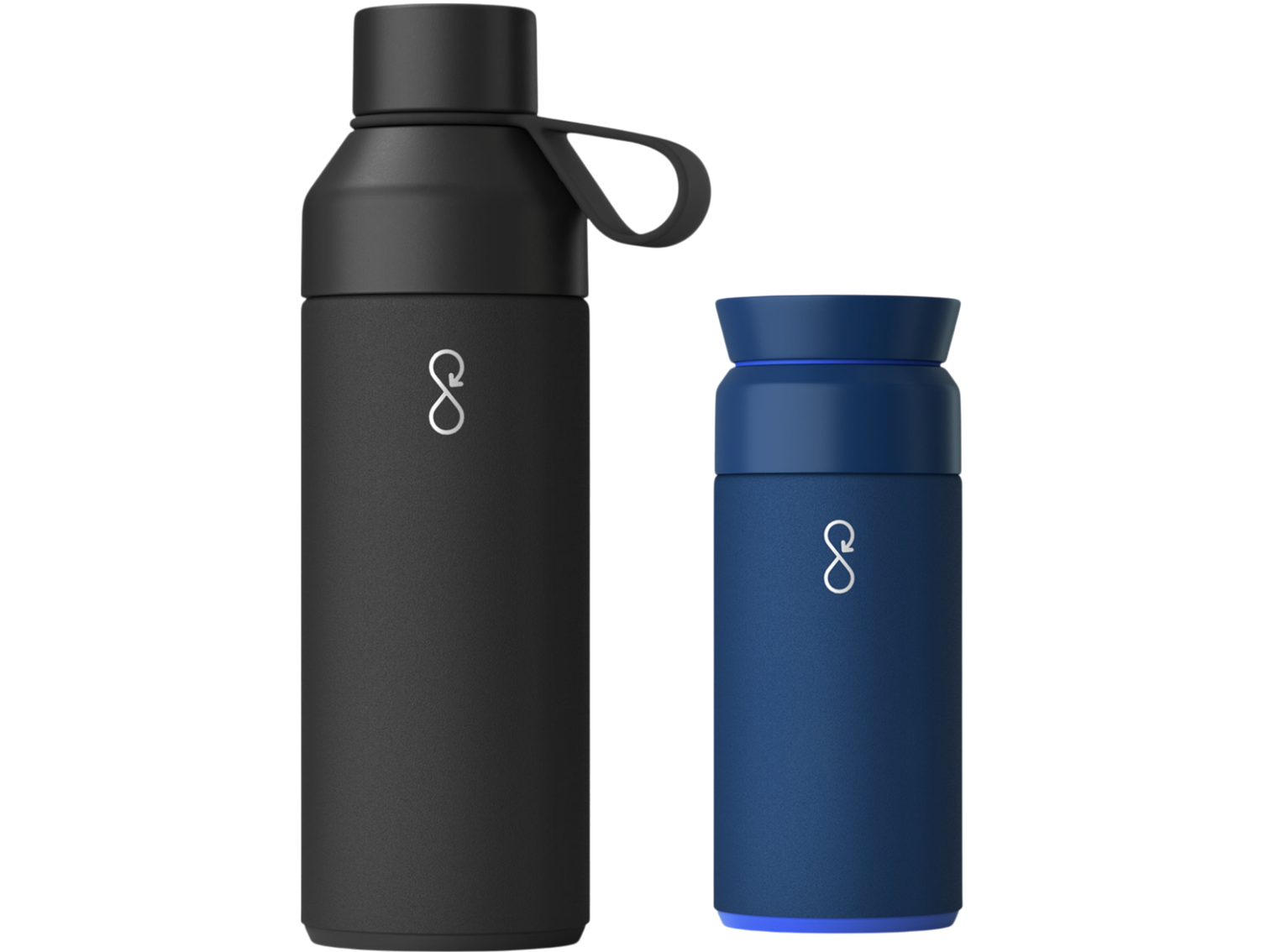 Ocean Bottle Hydrate & Caffeinate - Obsidian Black / Ocean Blue - Drinkware Sets
