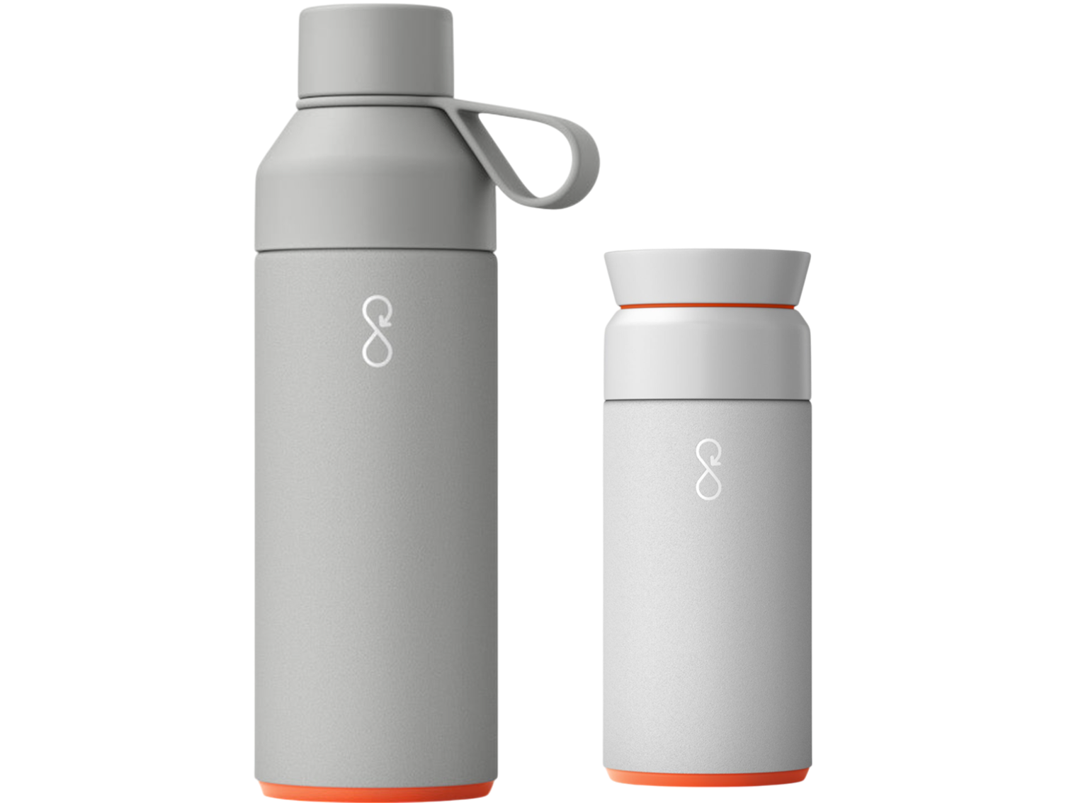 Ocean Bottle Hydrate & Caffeinate - Rock Grey / Rock Grey - Drinkware Sets