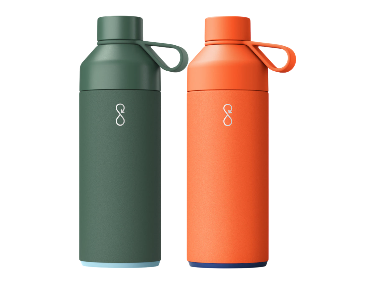 Ocean Bottle Hydration Heroes - Forest Green / Sun Orange - Drinkware Sets