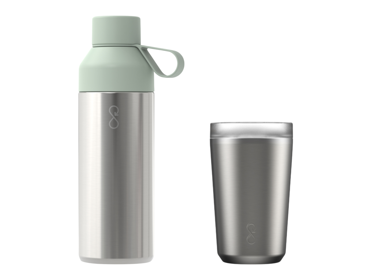 Ocean Bottle Planet-friendly Pals - Forest Green / Stainless Steel - Drinkware Sets