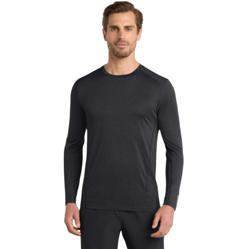 OGIO® Long Sleeve Pulse Crew - Long - Sleeved T-Shirts - SwagWear