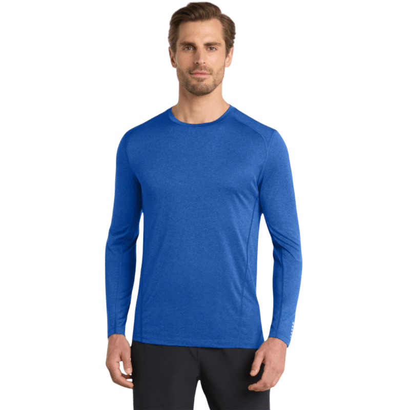 OGIO® Long Sleeve Pulse Crew - Long - Sleeved T-Shirts - SwagWear