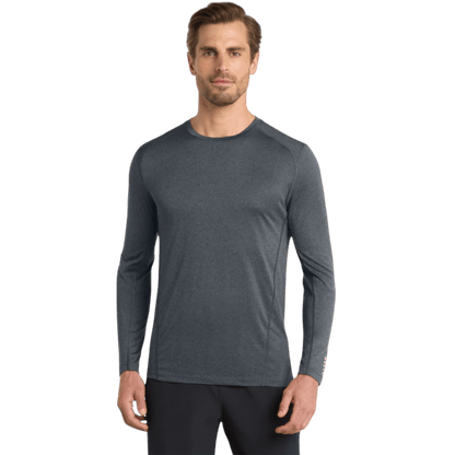 OGIO® Long Sleeve Pulse Crew - Long - Sleeved T-Shirts - SwagWear