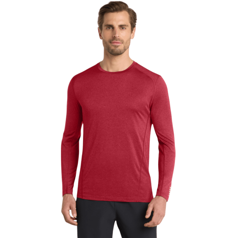 OGIO® Long Sleeve Pulse Crew - Long - Sleeved T-Shirts - SwagWear