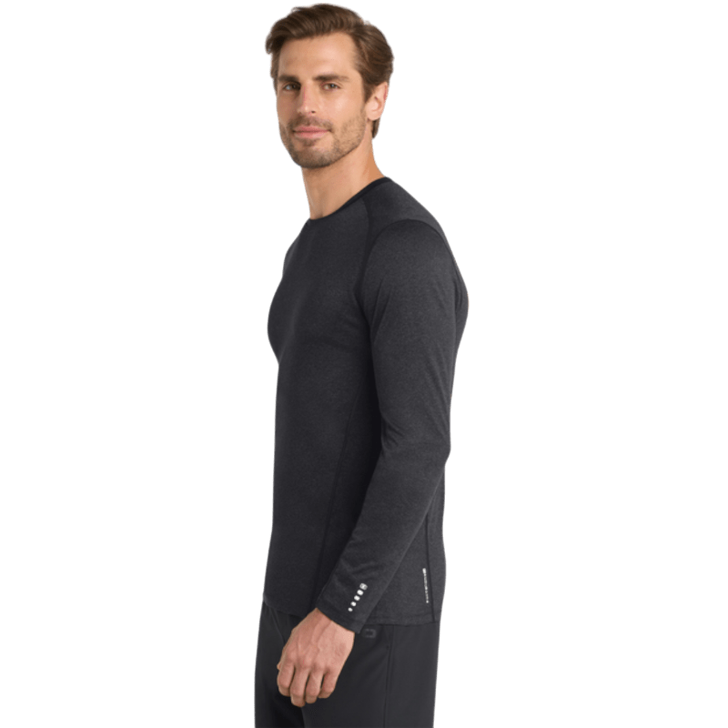 OGIO® Long Sleeve Pulse Crew - Long - Sleeved T-Shirts - SwagWear