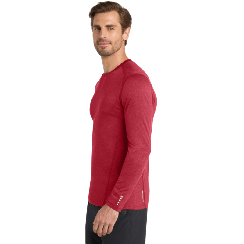 OGIO® Long Sleeve Pulse Crew - Long - Sleeved T-Shirts - SwagWear