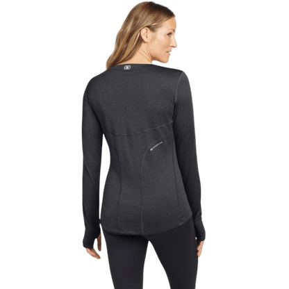 OGIO® Women's Long Sleeve Pulse Crew - Long - Sleeved T-Shirts - SwagWear