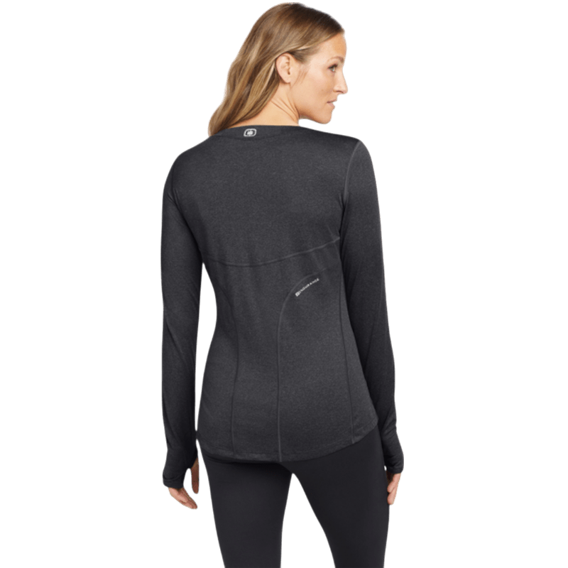 OGIO® Women's Long Sleeve Pulse Crew - Long - Sleeved T-Shirts - SwagWear