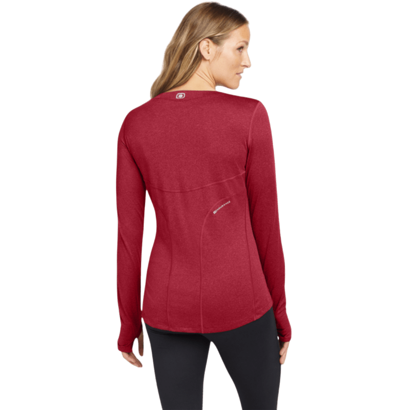 OGIO® Women's Long Sleeve Pulse Crew - Long - Sleeved T-Shirts - SwagWear