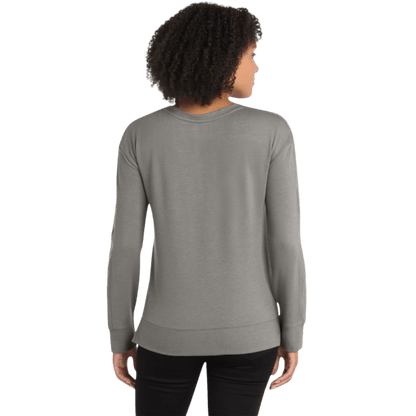OGIO® Women's Luuma Flex Long Sleeve V-Neck - Long-Sleeved T-Shirts - SwagWear
