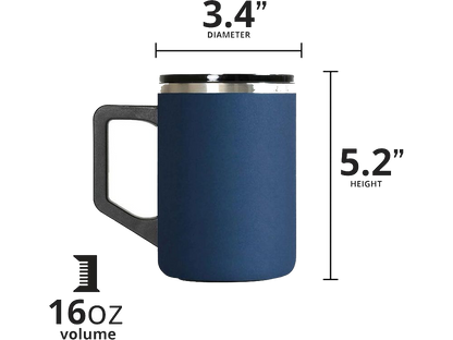 Elemental Summit 16oz Mug - Navy Blue