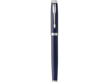 Parker IM Rollerball - Matte Blue - Blue Matte - Silver Trim - Roller Ball Pens