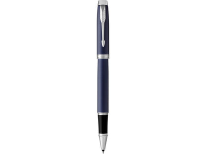 Parker IM Rollerball - Matte Blue - Blue Matte - Silver Trim - Roller Ball Pens