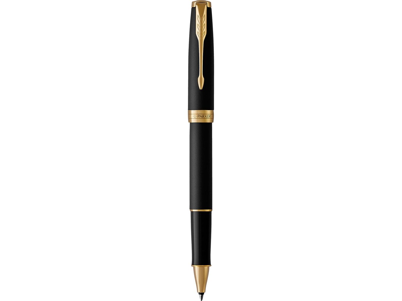 Parker Sonnet Rollerball - Matte - Black Matte - Gold Trim - Roller Ball Pens