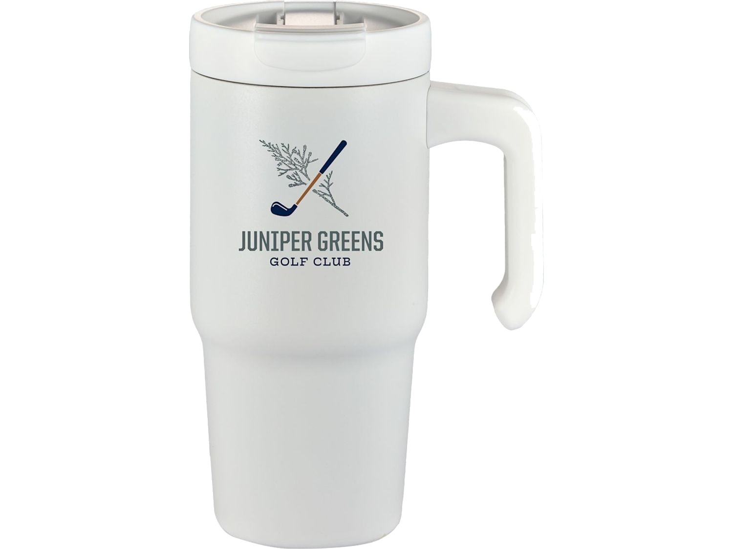 Peak Recycled Insulated Sip Or Swig Mug 24 oz - White / 24oz - Mugs