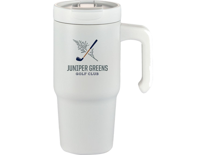 Peak Recycled Insulated Sip Or Swig Mug 24 oz - White / 24oz - Mugs