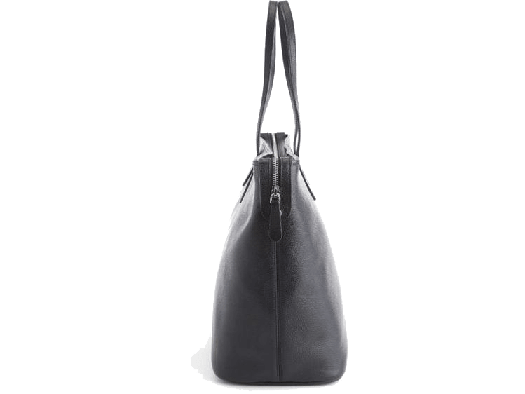 Pebbled Grain Wide Tote Bag with Wristlet - Tote Bags - SwagWear