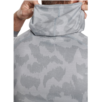 Peter Millar Men's Aurora Windowpane Camo Performance T-Shirt Hoodie