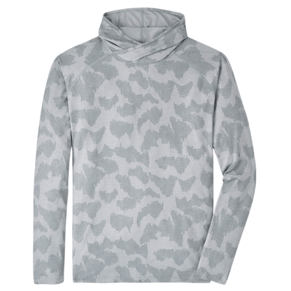 Peter Millar Men's Aurora Windowpane Camo Performance T-Shirt Hoodie - Hoodies - SwagWear