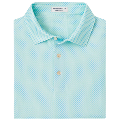 Peter Millar Men's Circle Geo Performance Jersey Polo