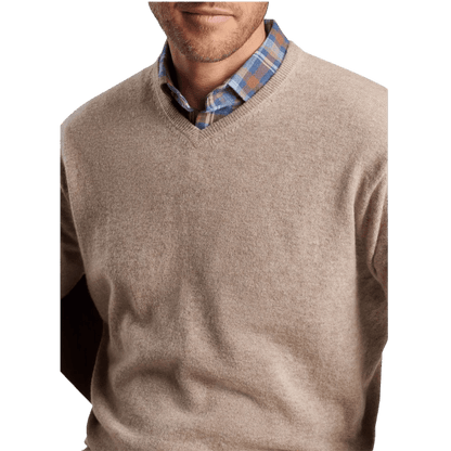 Peter Millar Men's Crown Heritage Cashmere V-Neck Sweater - Sweaters - SwagWear