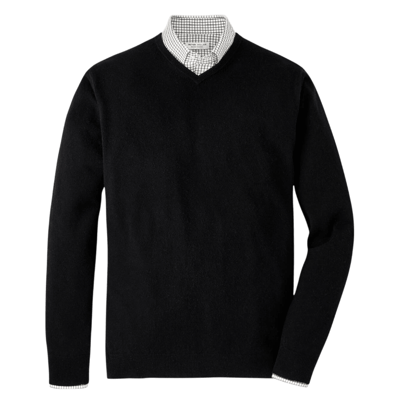 Peter Millar Men's Crown Heritage Cashmere V-Neck Sweater - Sweaters - SwagWear