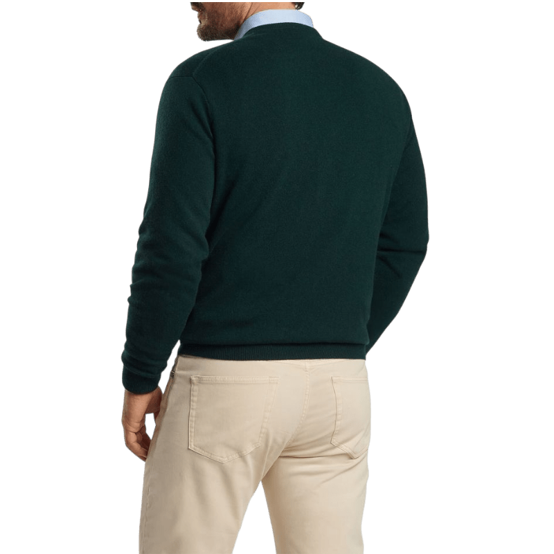 Peter Millar Men's Crown Heritage Cashmere V-Neck Sweater - Sweaters - SwagWear
