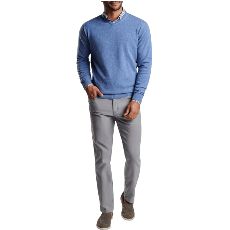 Peter Millar Men's Crown Heritage Cashmere V-Neck Sweater - Sweaters - SwagWear