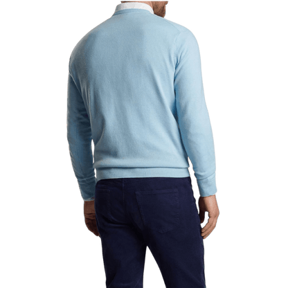 Peter Millar Men's Crown Heritage Cashmere V-Neck Sweater - Sweaters - SwagWear
