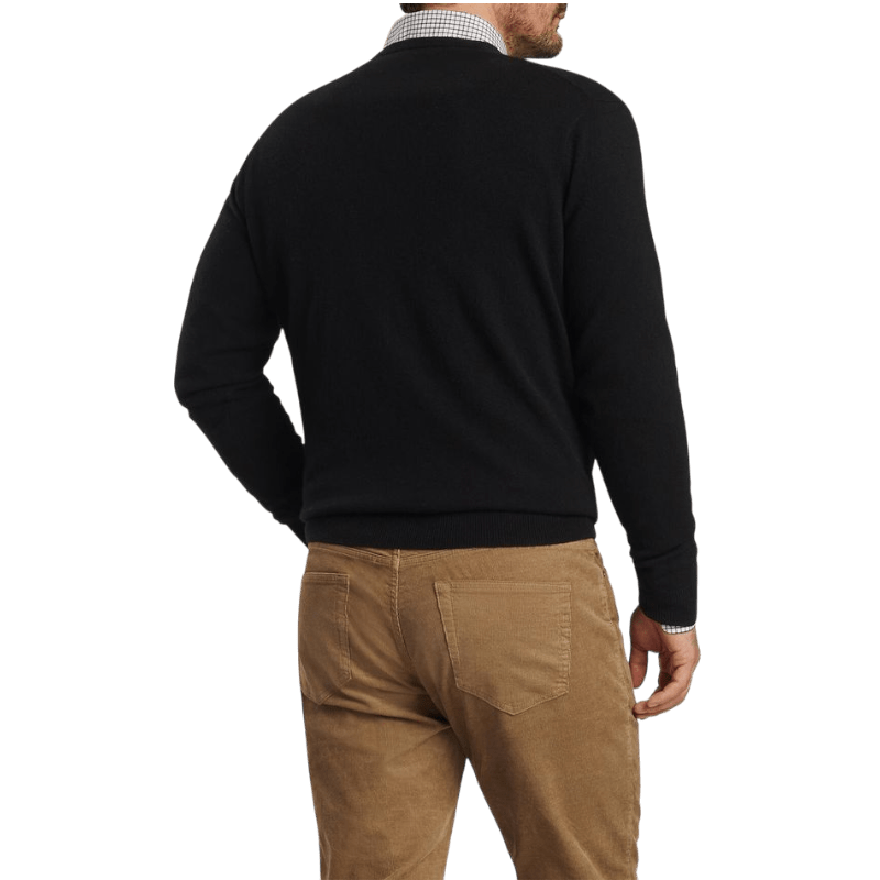 Peter Millar Men's Crown Heritage Cashmere V-Neck Sweater - Sweaters - SwagWear