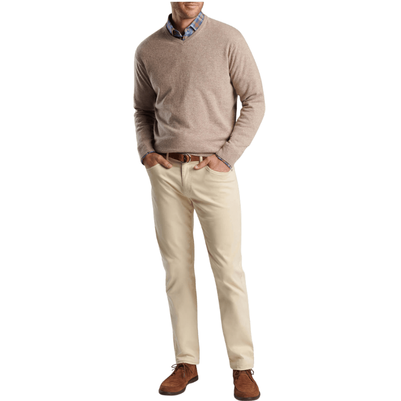 Peter Millar Men's Crown Heritage Cashmere V-Neck Sweater - Sweaters - SwagWear