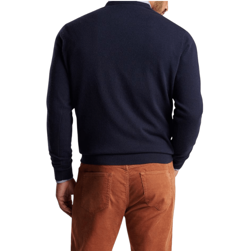 Peter Millar Men's Crown Heritage Cashmere V-Neck Sweater - Sweaters - SwagWear