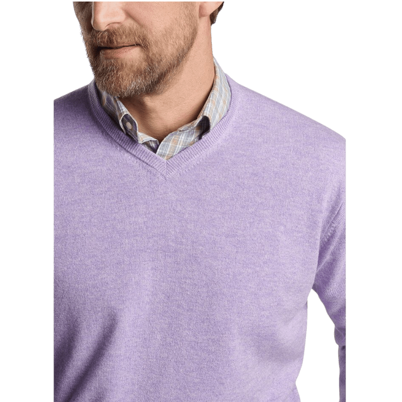 Peter Millar Men's Crown Heritage Cashmere V-Neck Sweater - Sweaters - SwagWear