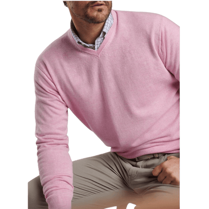Peter Millar Men's Crown Heritage Cashmere V-Neck Sweater - Sweaters - SwagWear