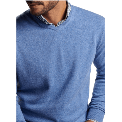 Peter Millar Men's Crown Heritage Cashmere V-Neck Sweater - Sweaters - SwagWear