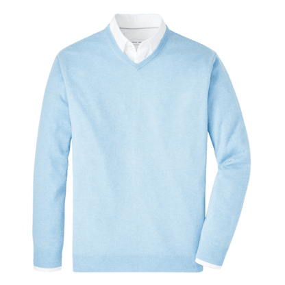 Peter Millar Men's Crown Heritage Cashmere V-Neck Sweater - Sweaters - SwagWear
