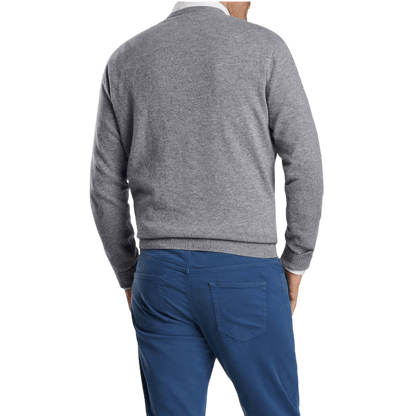 Peter Millar Men's Crown Heritage Cashmere V-Neck Sweater - Sweaters - SwagWear