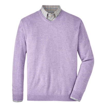 Peter Millar Men's Crown Heritage Cashmere V-Neck Sweater - Sweaters - SwagWear
