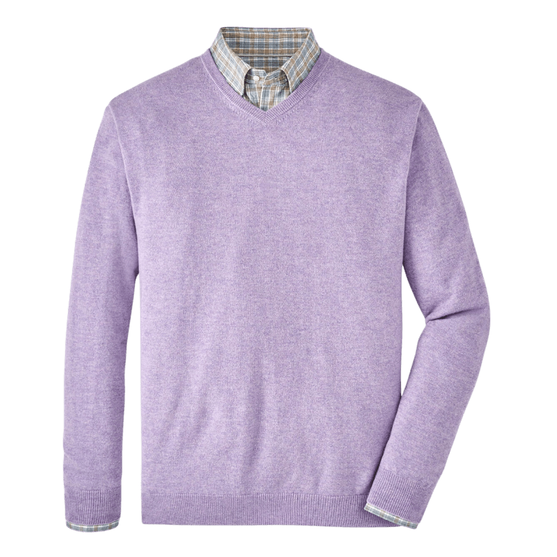 Peter Millar Men's Crown Heritage Cashmere V-Neck Sweater - Sweaters - SwagWear