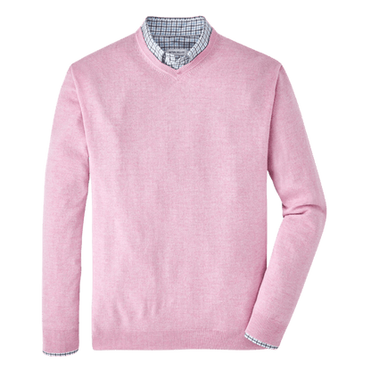 Peter Millar Men's Crown Heritage Cashmere V-Neck Sweater - Sweaters - SwagWear