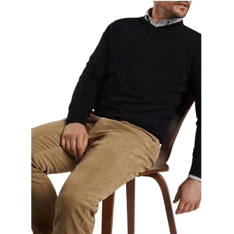 Peter Millar Men's Crown Heritage Cashmere V-Neck Sweater - Sweaters - SwagWear