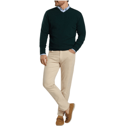 Peter Millar Men's Crown Heritage Cashmere V-Neck Sweater - Sweaters - SwagWear