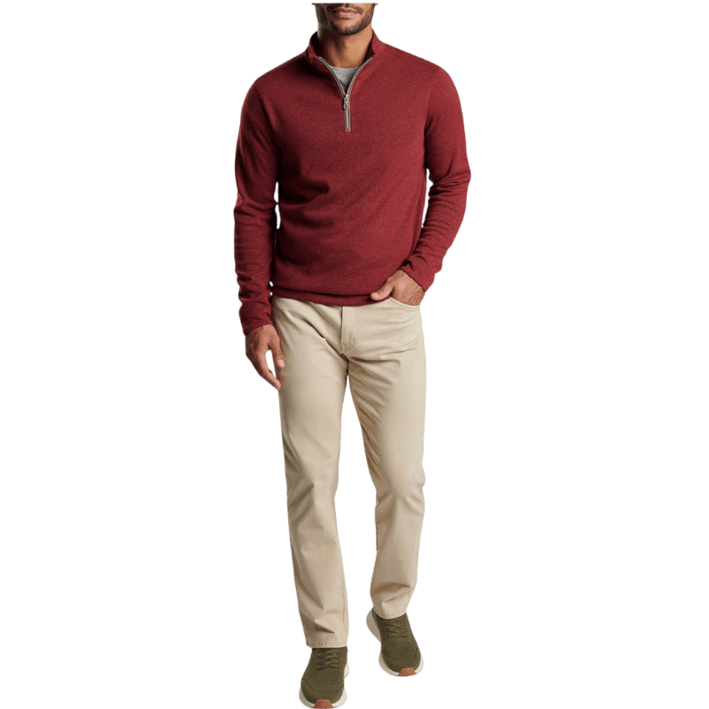 Peter Millar Men's Crown Sweater Fleece Quarter-Zip - Pullovers - SwagWear