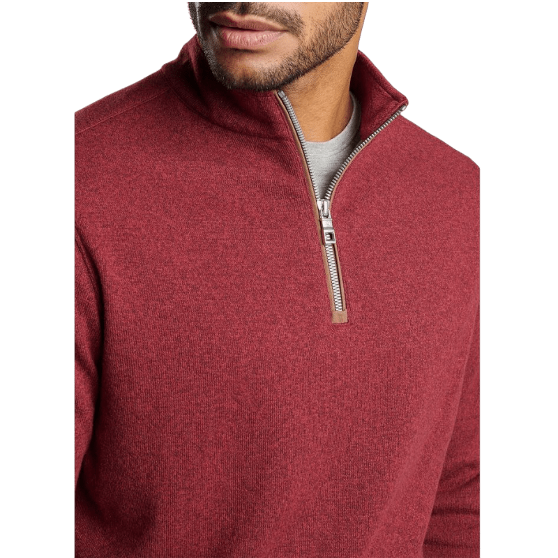 Peter Millar Men's Crown Sweater Fleece Quarter-Zip - Pullovers - SwagWear
