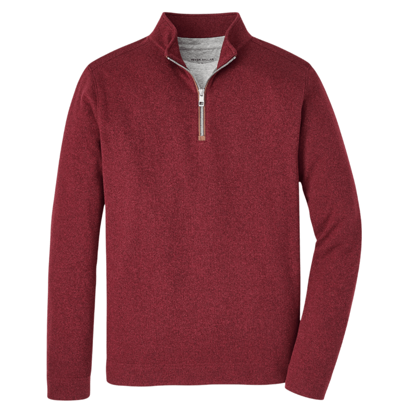 Peter Millar Men's Crown Sweater Fleece Quarter-Zip - Pullovers - SwagWear