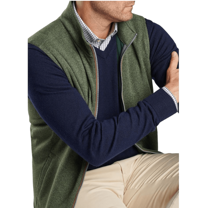 Peter Millar Men's Crown Sweater Fleece Vest - Vests - SwagWear